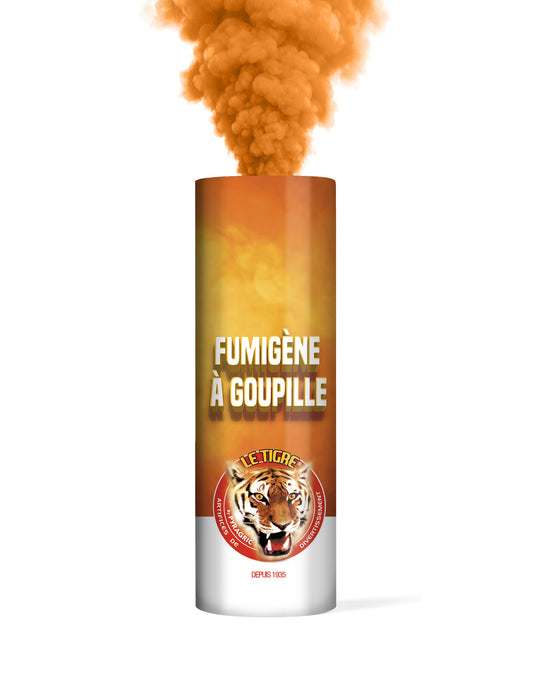 Lot 5 Fumigènes à goupille orange 1 min