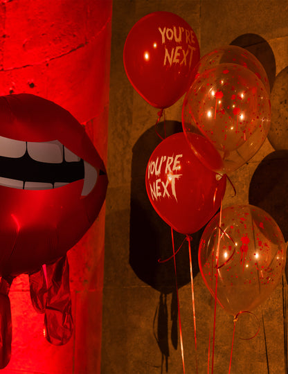 50 Ballons Taches de sang 30 cm