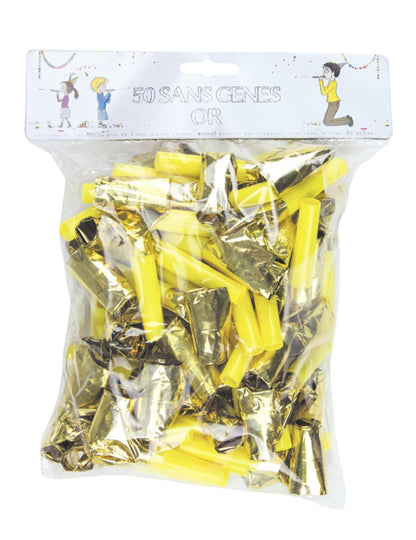 Sachet de 50 unités du sans-gênes dorés