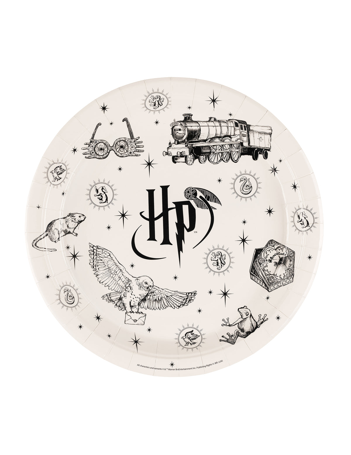 6 Assiettes en papier Harry Potter™ 23 cm