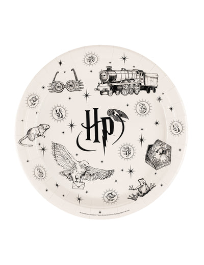 6 Assiettes en papier Harry Potter™ 23 cm