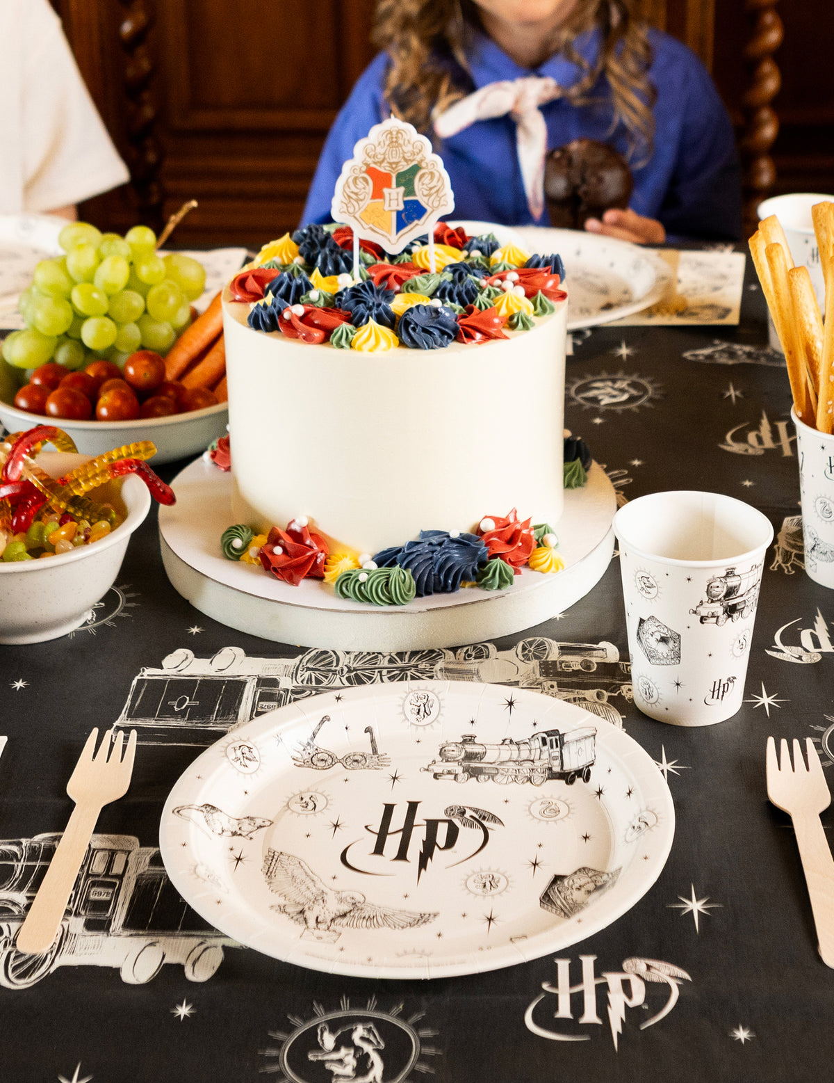 6 Assiettes en papier Harry Potter™ 23 cm