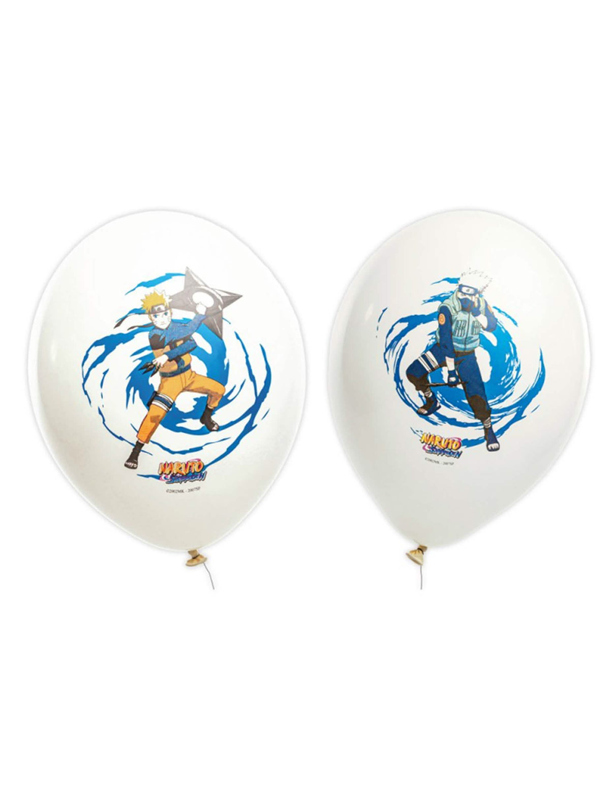 6 Ballons latex Naruto/Kakashi Shippuden™ 27cm