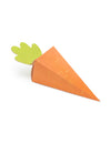 Boîtes carottes en carton orange et verte