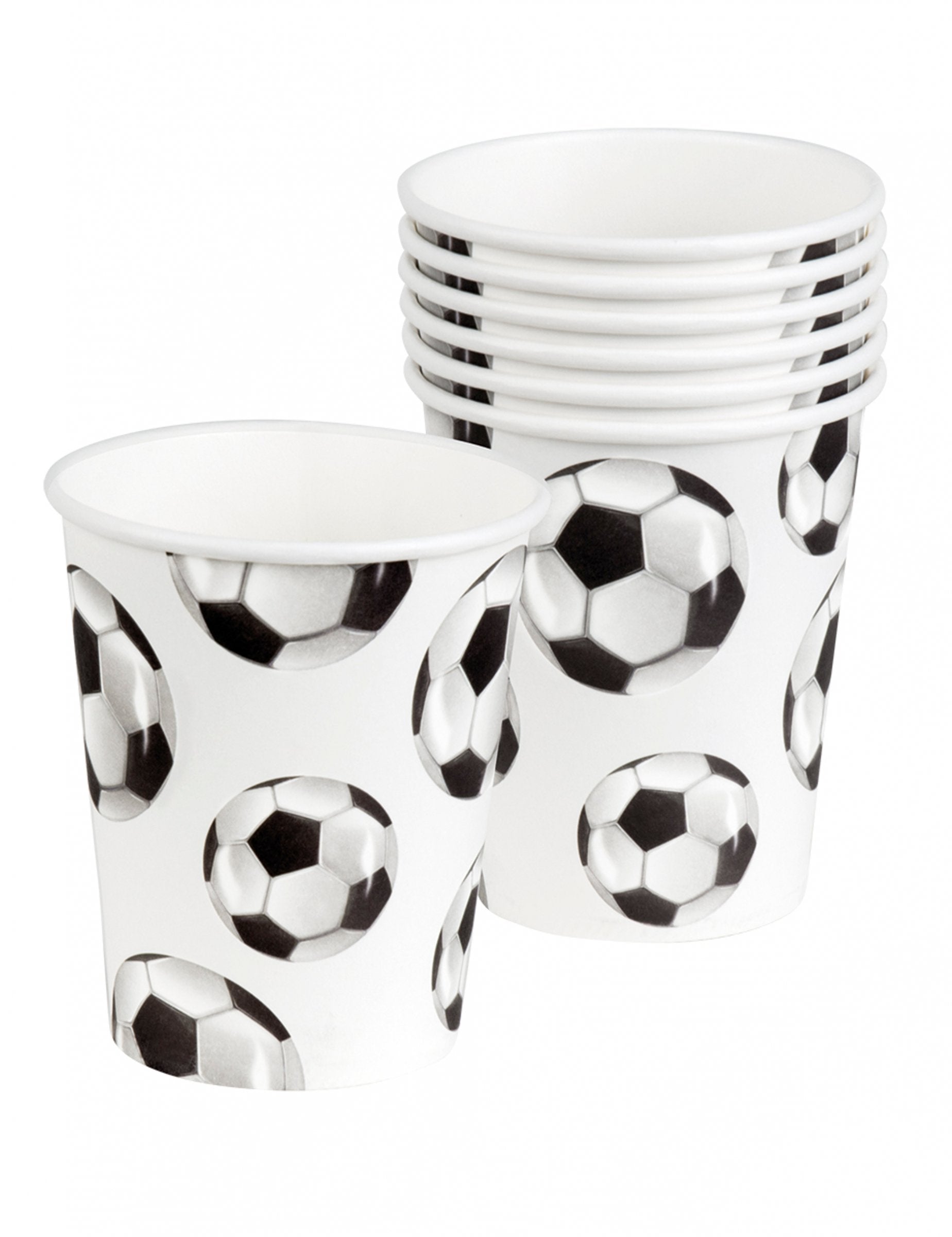 Empilement des gobelets en carton Foot party