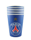 6 Gobelets en carton PSG™ 25 cl