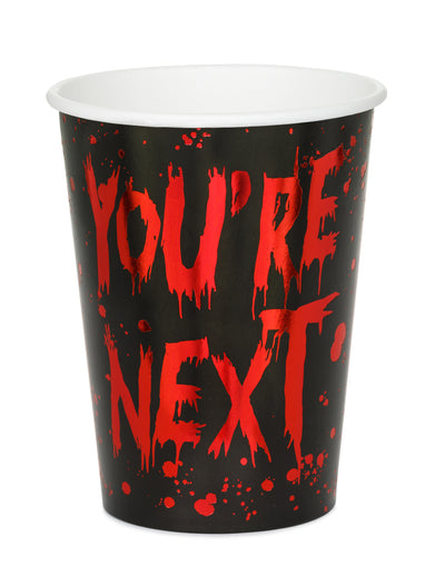 6 Gobelets carton You're Next 250 ml