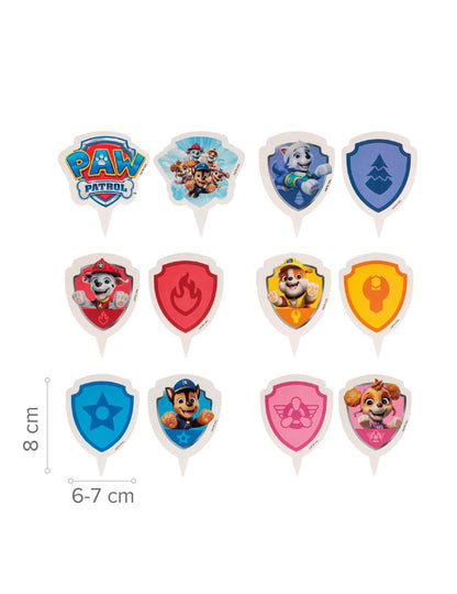 6 Cupcake decoratieset met PAW Patrol™ toppers