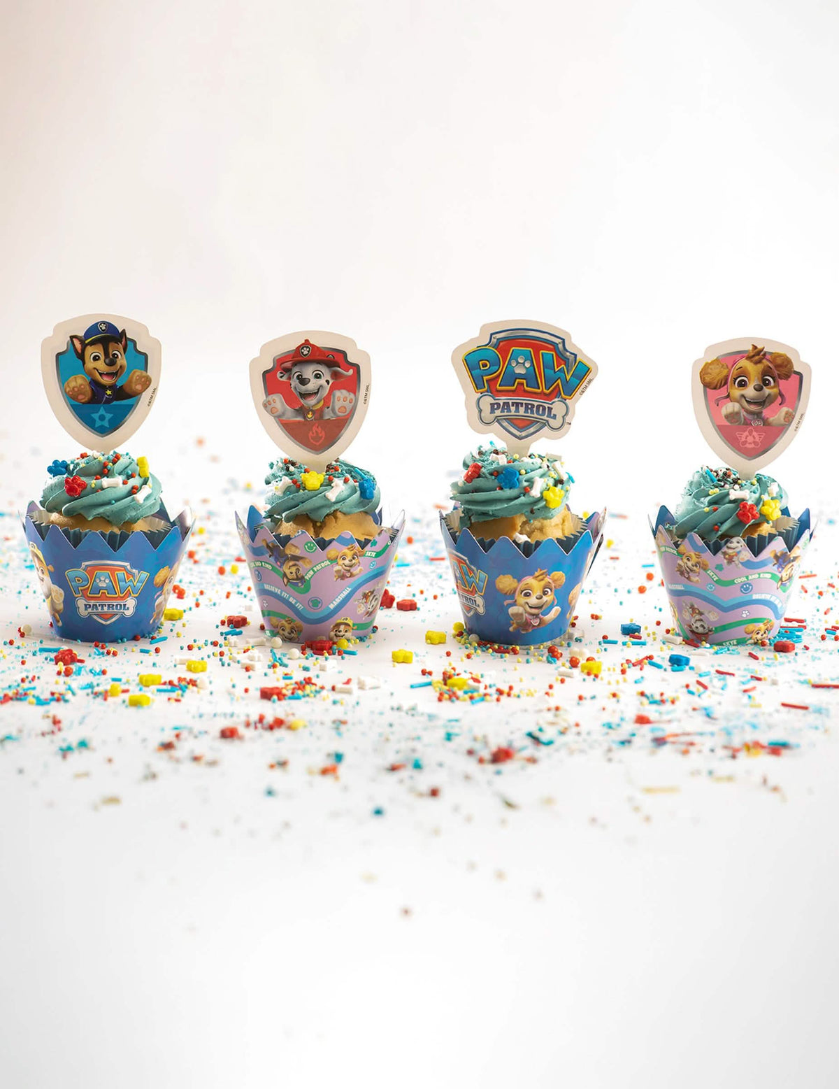 6 Cupcake decoratieset met PAW Patrol™ toppers