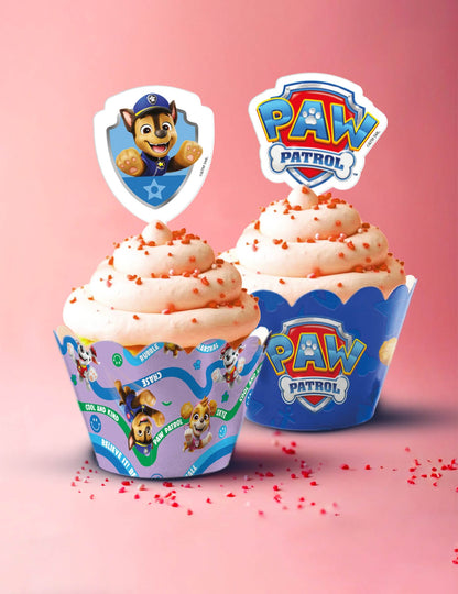 6 Cupcake decoratieset met PAW Patrol™ toppers
