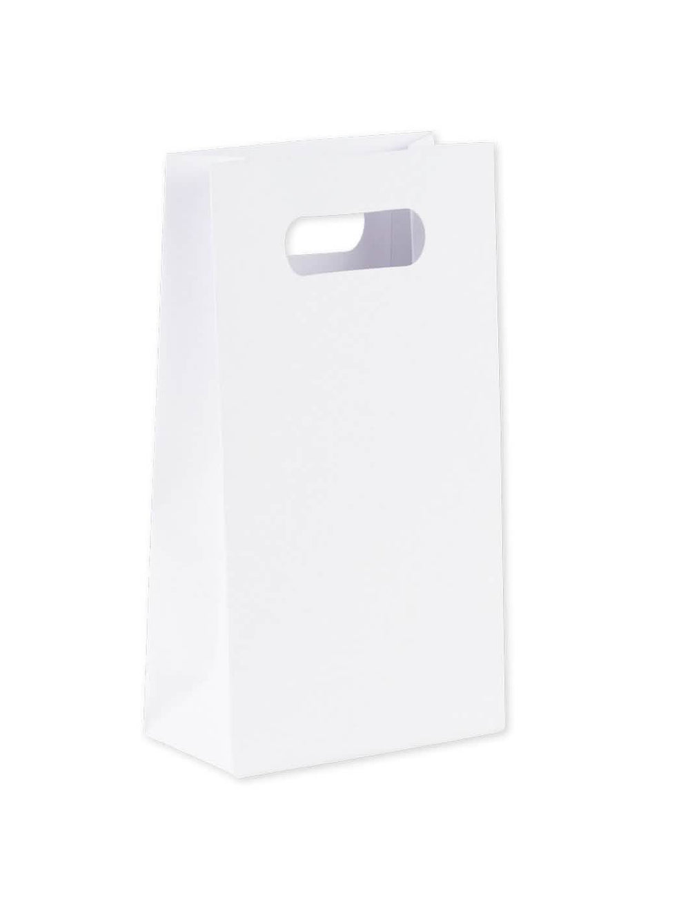 Mise en situation avec poignée découpée du sachet en papier mariage