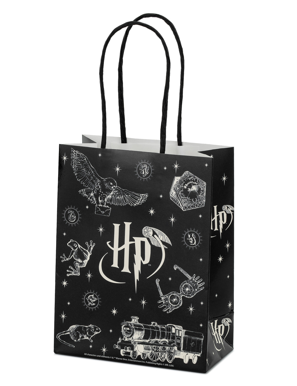 6 Sacs cadeaux en papier Harry Potter™ 12 x 15 cm