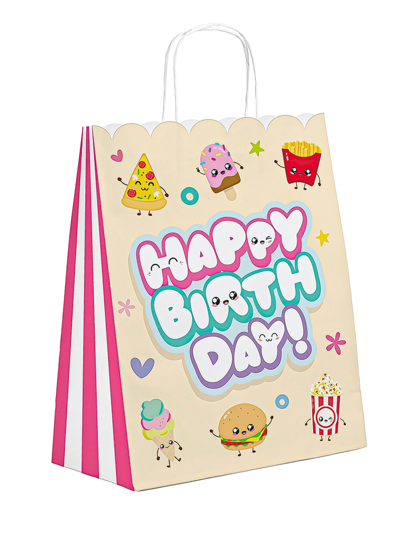 6 Papieren cadeauzakjes Kawaii Party