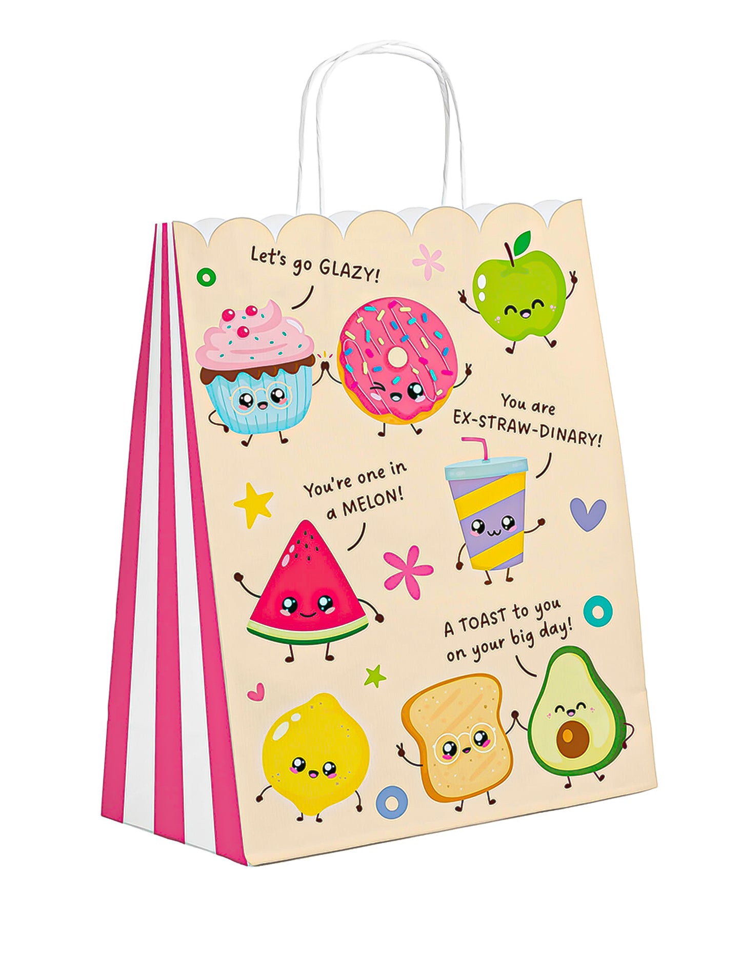 6 Papieren cadeauzakjes Kawaii Party