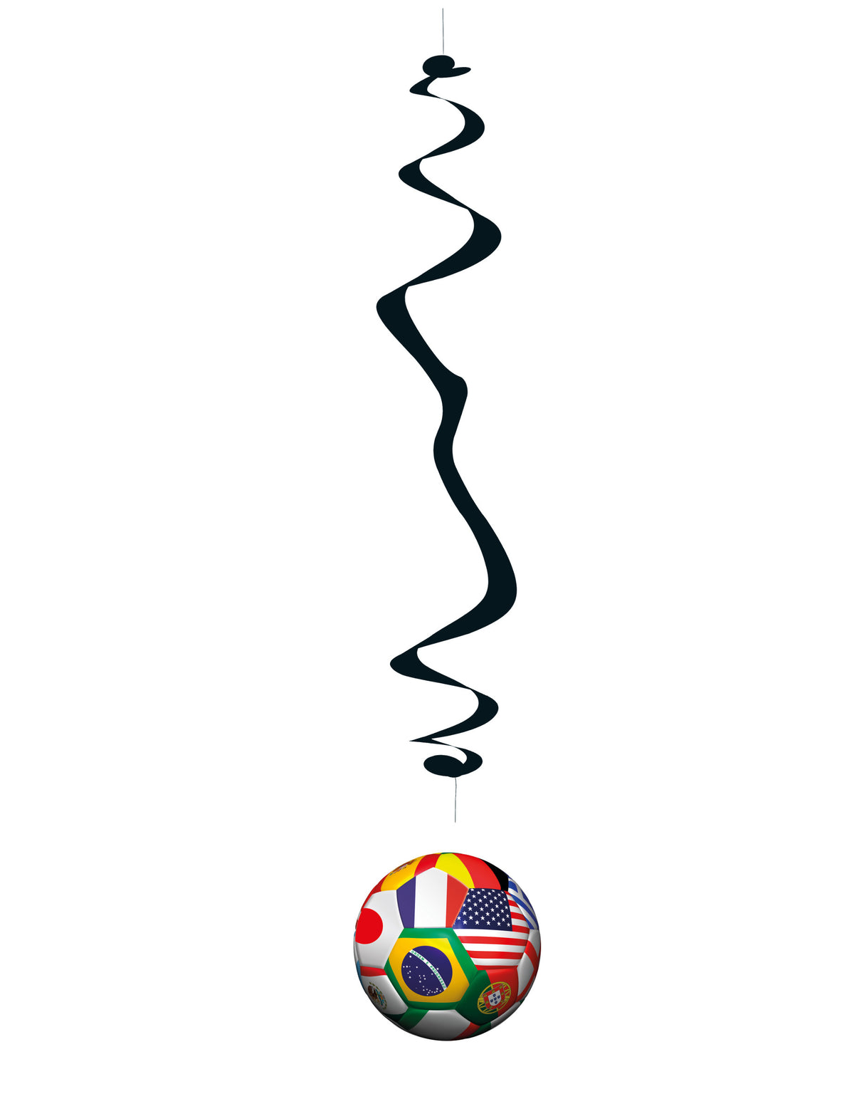 6 Wereld beker hangers