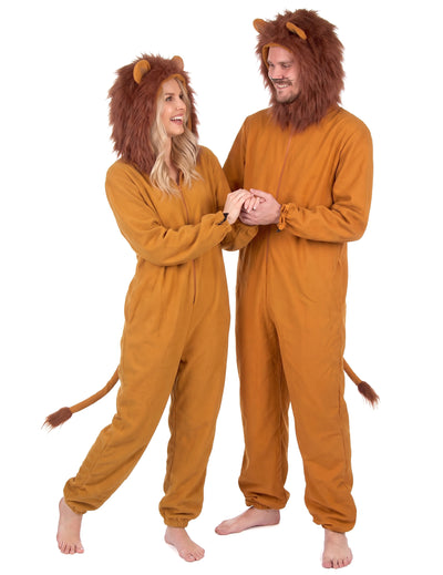 Déguisement de couple lion adulte