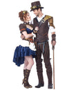 Steampunk retro-futuristisch koppelkostuum voor volwassenen