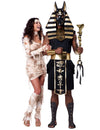 Mummie en Anubis koppelkostuum voor volwassenen