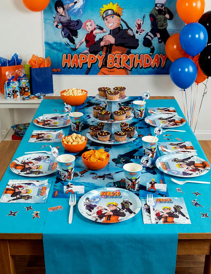8 assiettes 23 cm carton Naruto Shippuden™