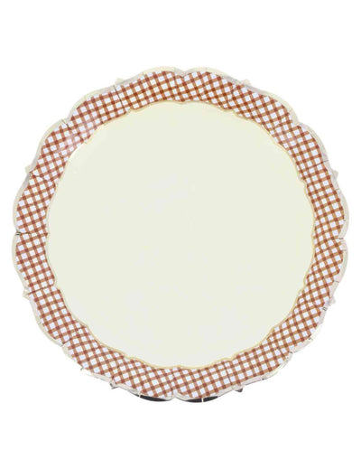 8 Assiettes en carton Cottage Living 23 cm