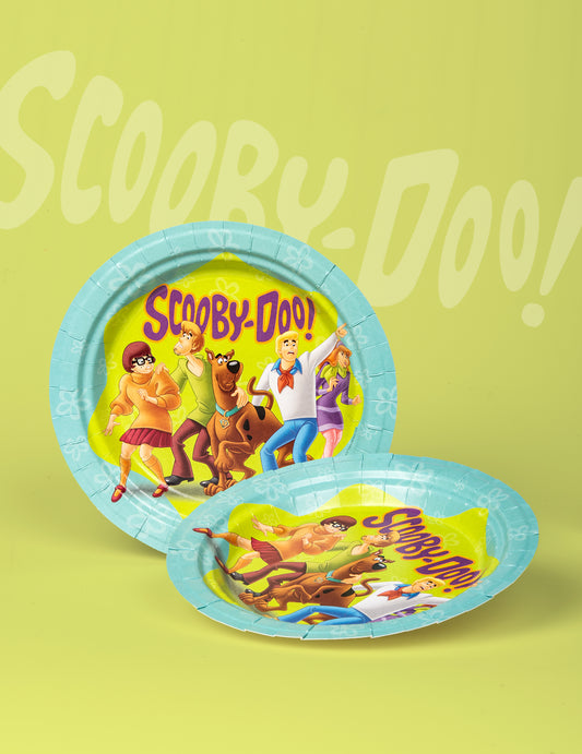 8 Assiettes en carton Scooby-Doo™ 23 cm
