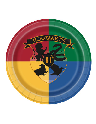 8 Assiettes Harry Potter™ Maisons 23 cm