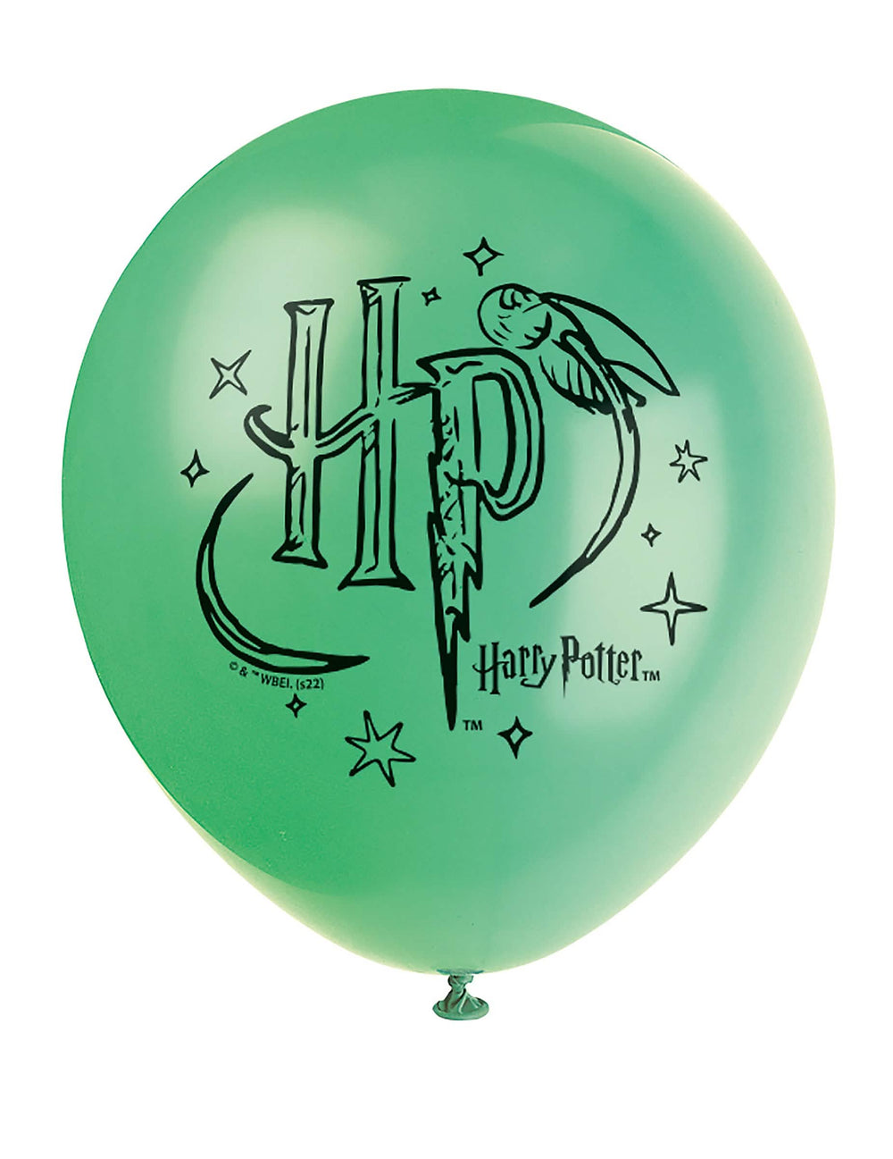 Close-up van de groene ballon van de latex ballonnen Harry Potter