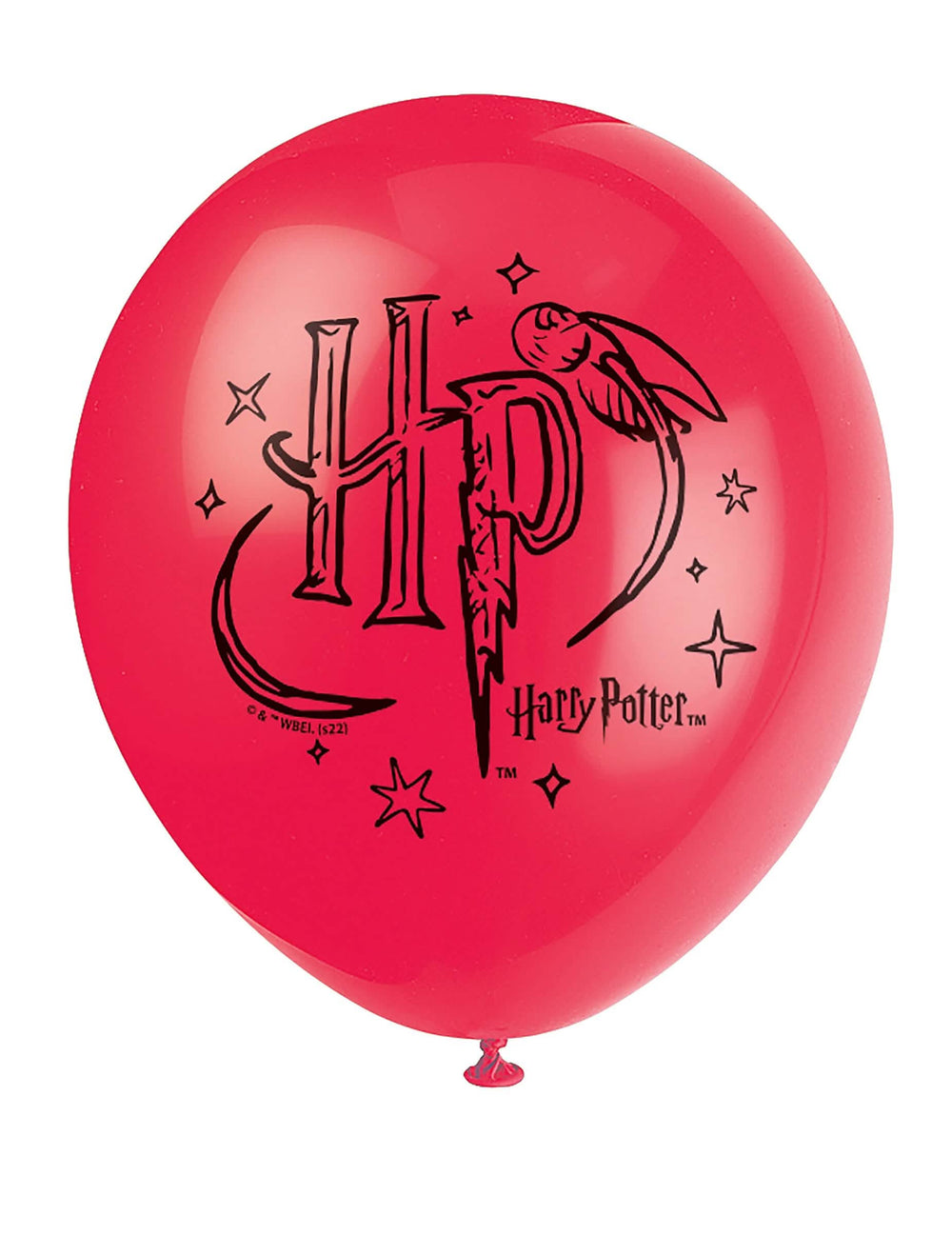 Close-up van de rode ballon van de latex ballonnen Harry Potter