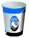 8 bielych a modrých kartónových pohárov Atalanta™, 266 ml
