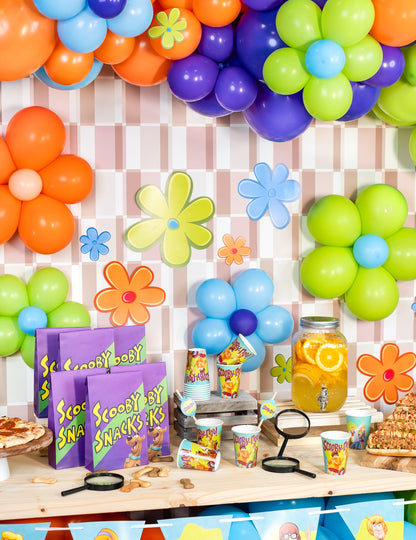 Mise en situation de fête du gobelet en carton Scooby-Doo