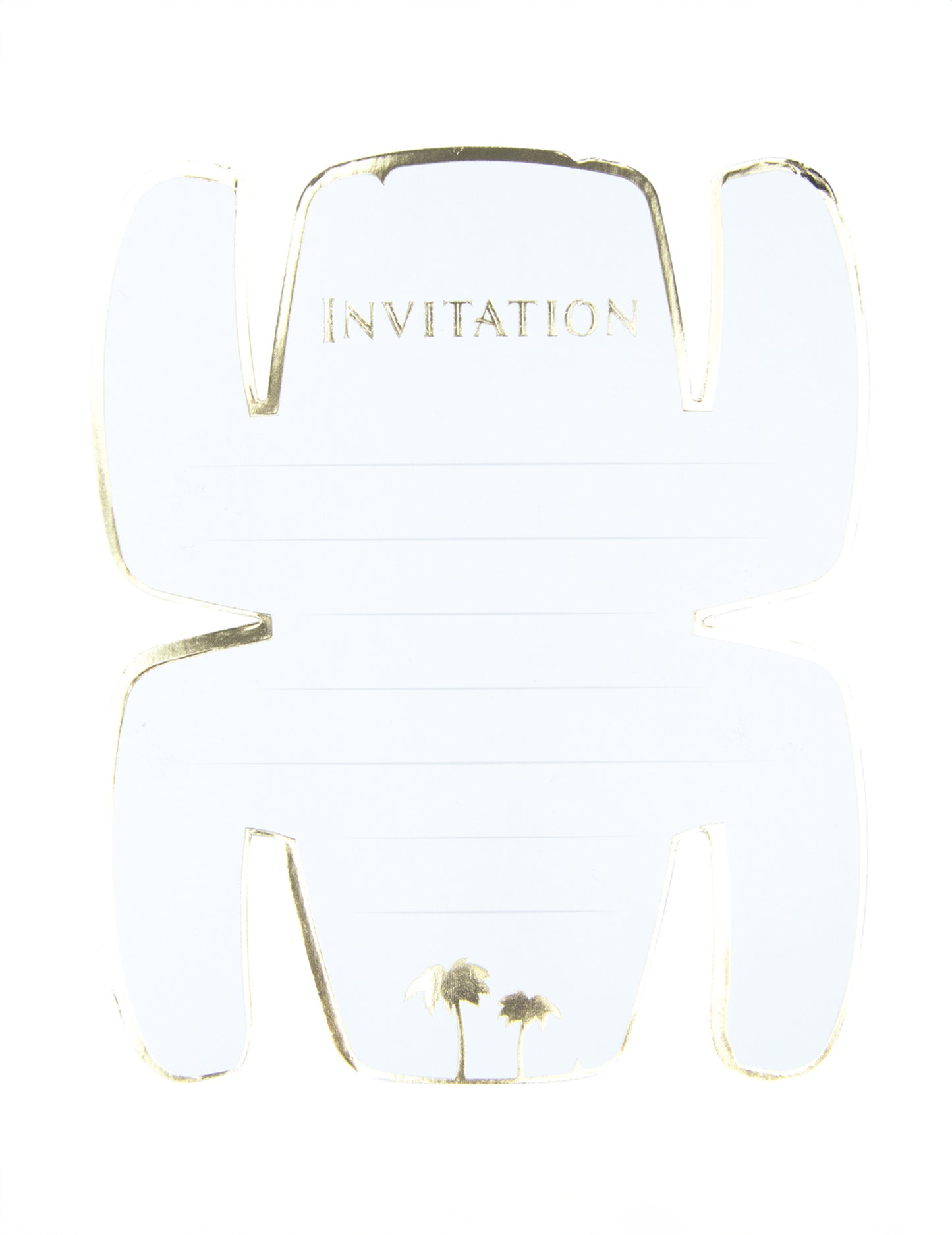 Détail de la zone d'écriture des invitations totem aventurier