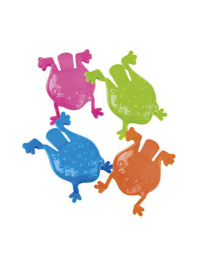 Accessoires piñata grenouilles sauteuses multicolores