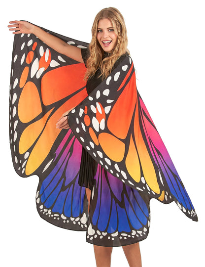 Ailes papillon multicolores adulte