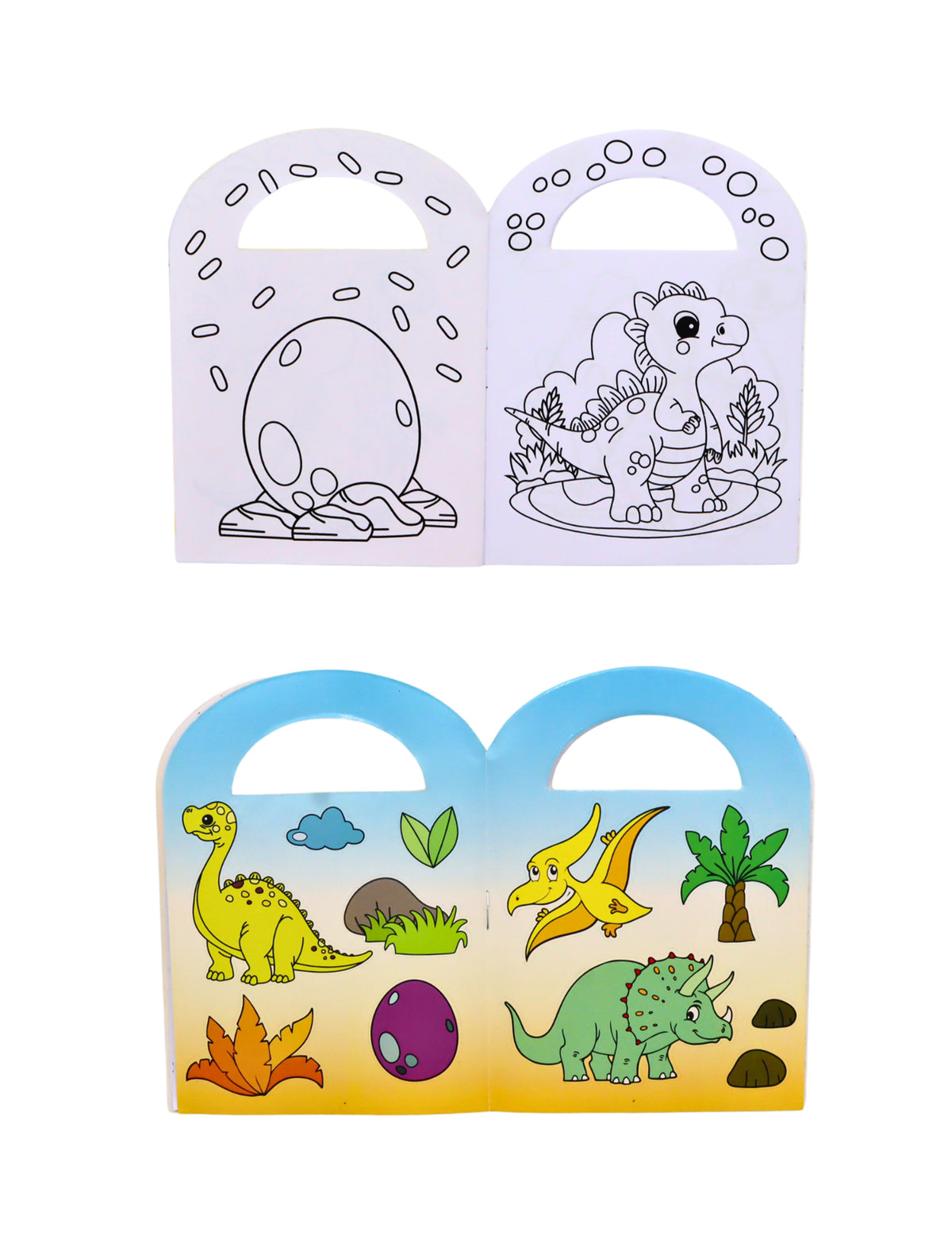 Dinosaure kleurboek met stickers