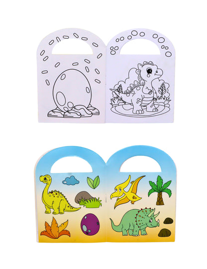 Dinosaure kleurboek met stickers