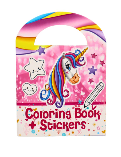 Eenhoorn kleurboek met stickers