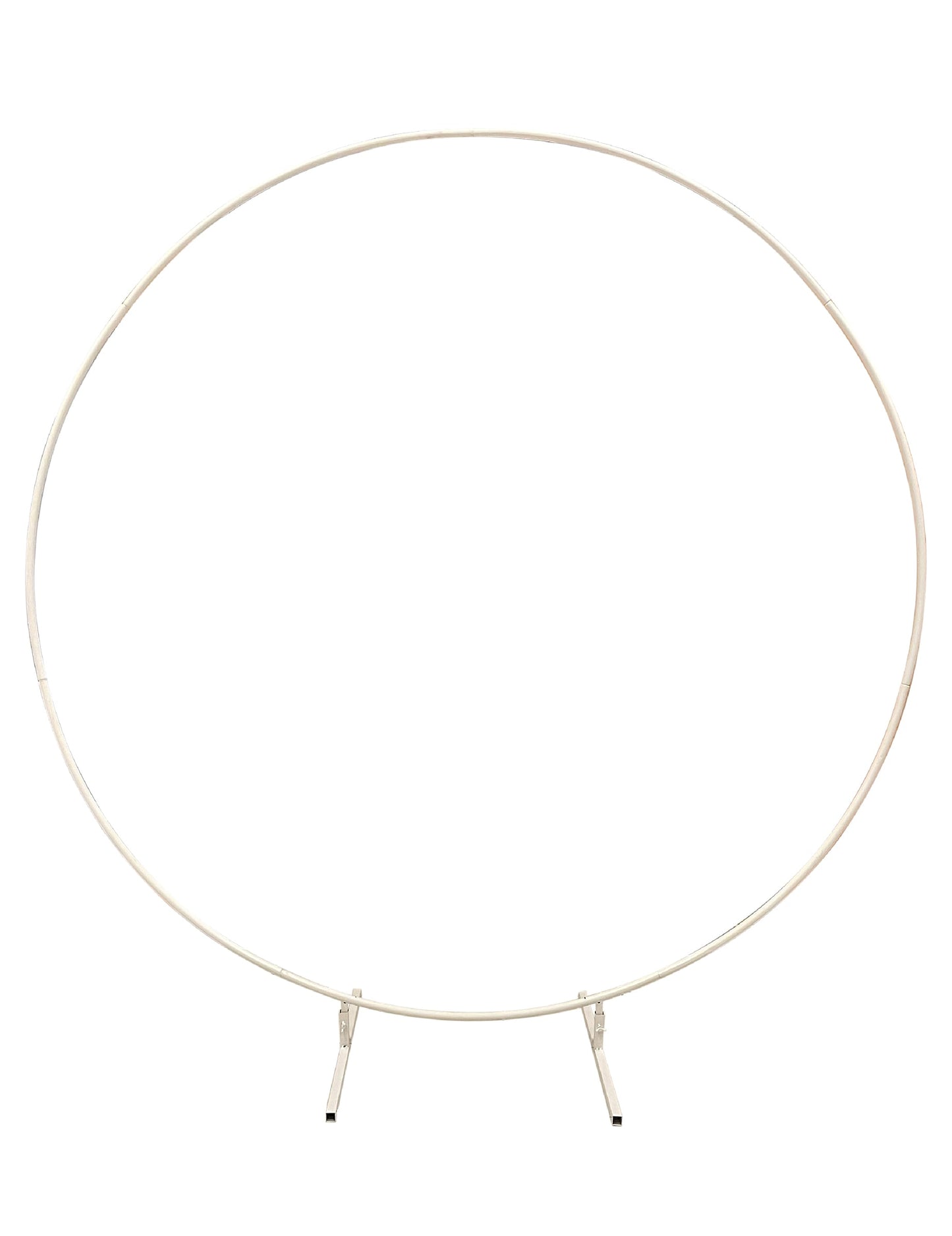 Détail du pied de support de l'arche ronde de fête pour décoration