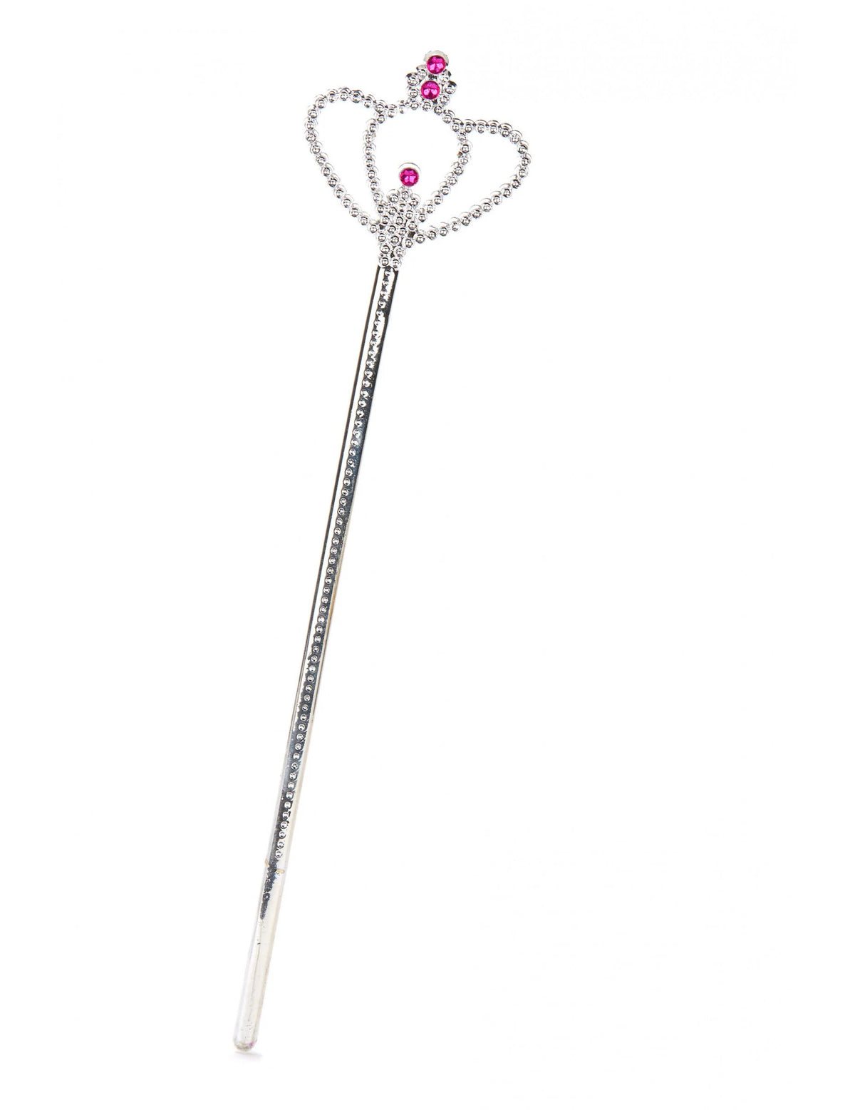 Baguette princesse diamant argentée adulte et enfant