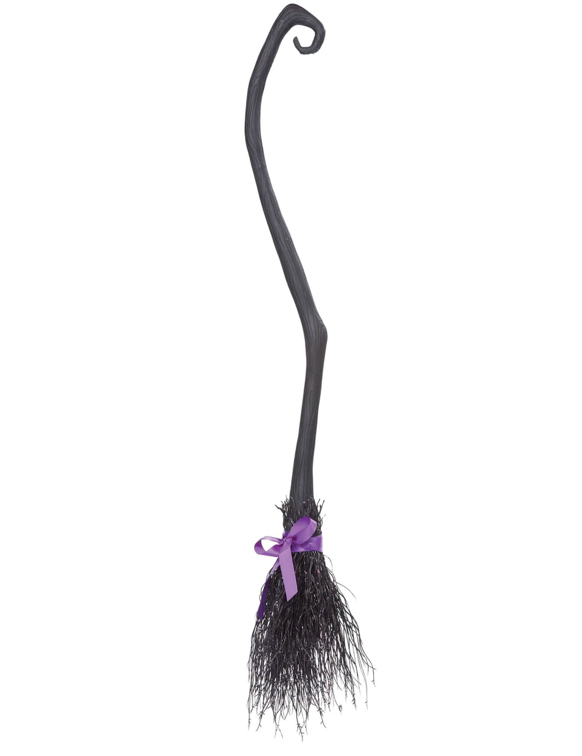 Vue avec ruban violet du balai de sorcière