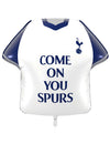 Witte folieballon in de vorm van een Tottenham Hotspur Football Club shirt 52 x 51 cm