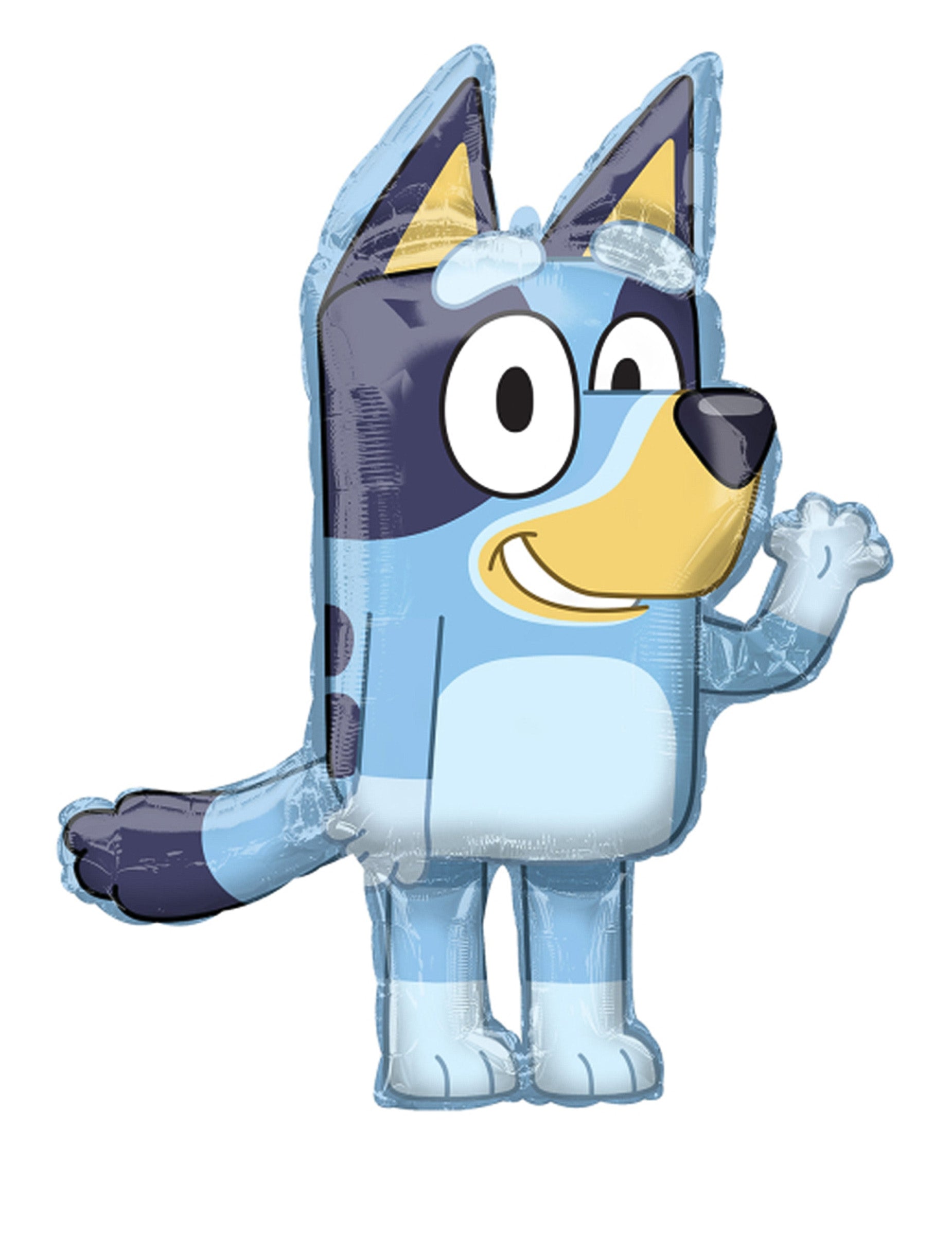 Ballon aluminium Bluey pour enfant bleu