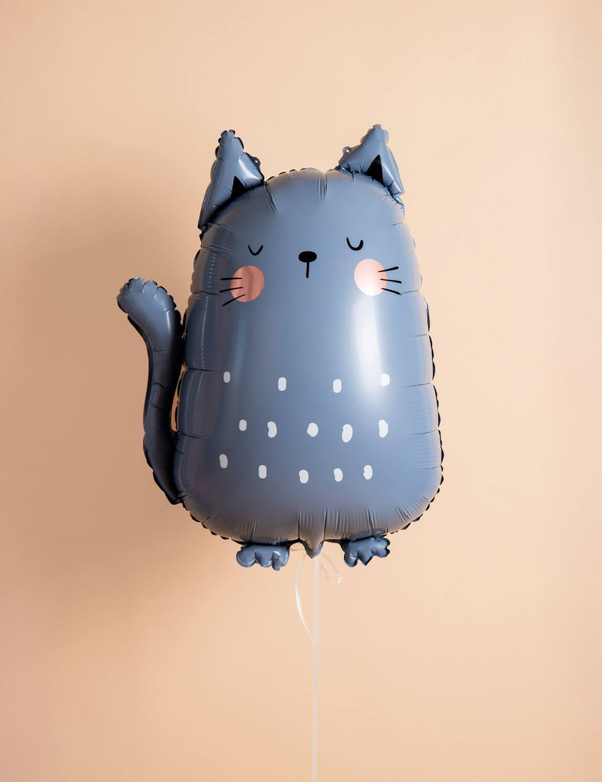 Aluminium ballon Grijze kat 49 x 69 cm