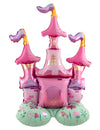 Folieballon staand prinsessenkasteel 65 x 90 cm