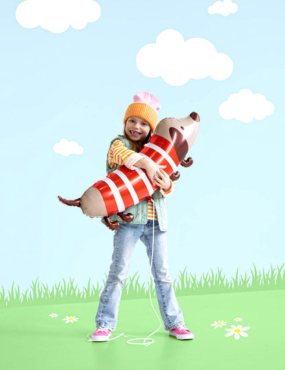 Aluminium ballon Hond 88 x 35 cm