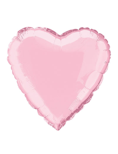 Ballon aluminium coeur pour décoration rose