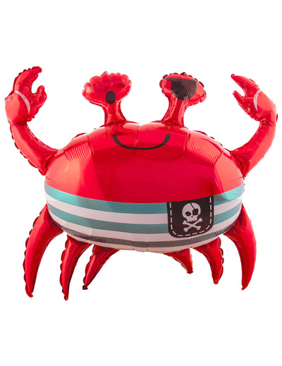 Ballon aluminium crabe 93 x 75 cm
