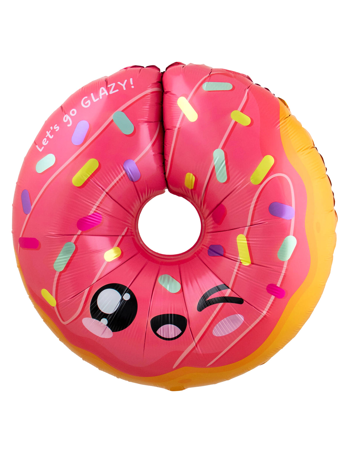 Kawaii Donut folieballon 60 x 59 cm
