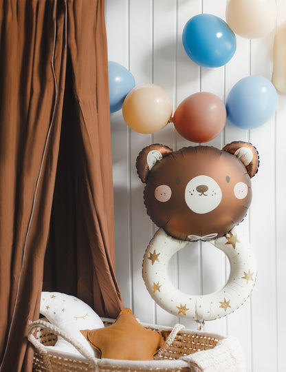 Ballon aluminium hochet petit ours 61 x 88 cm