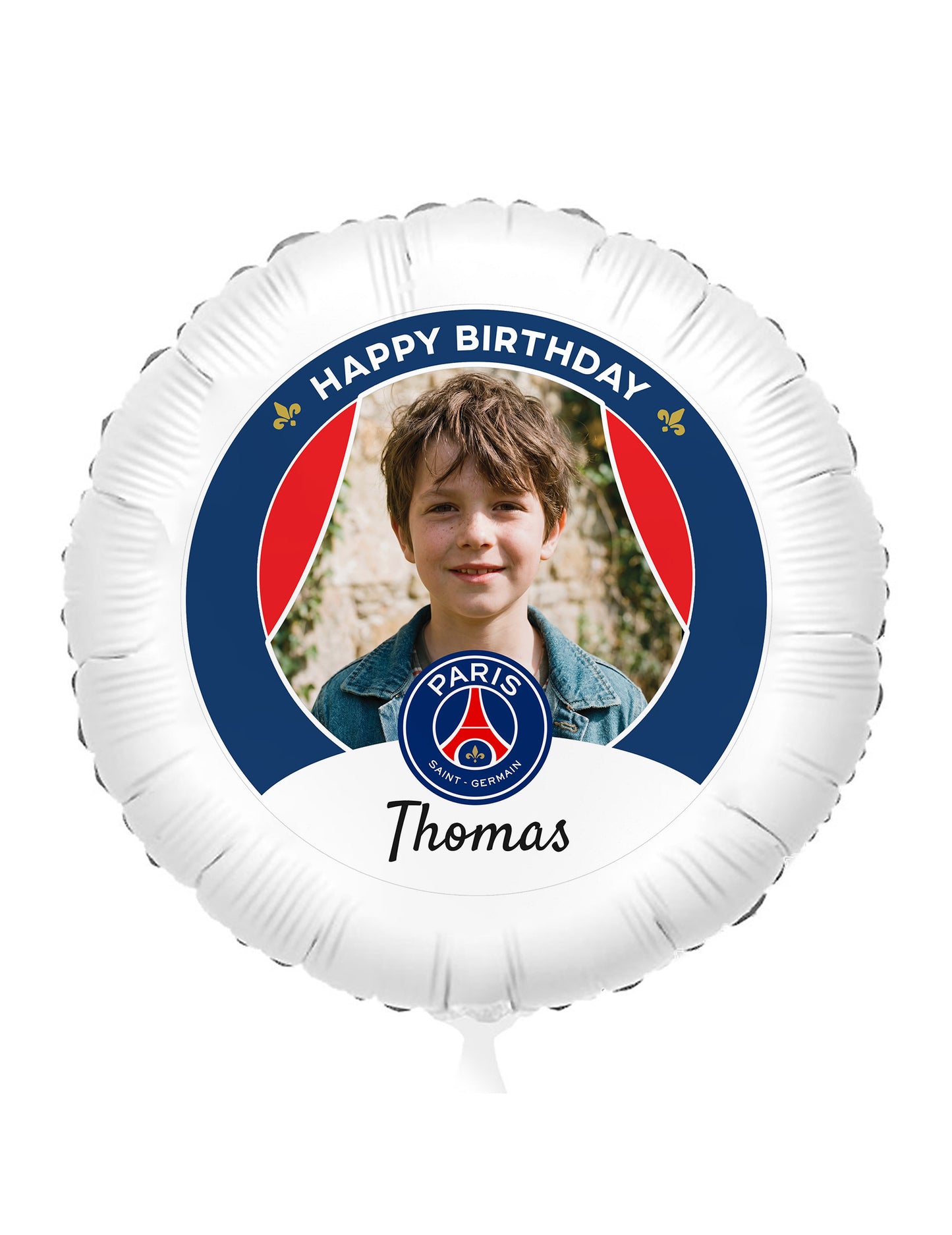 Ballon aluminium personnalisable PSG 50 cm