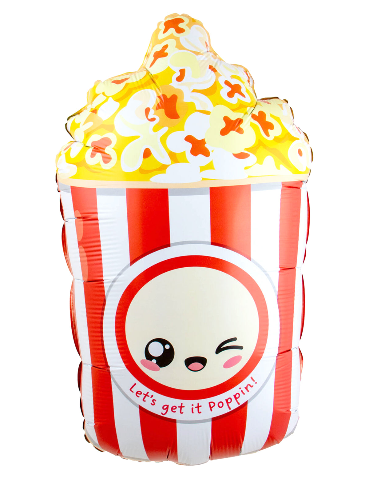Kawaii Popcorn folieballon 37 x 60 cm